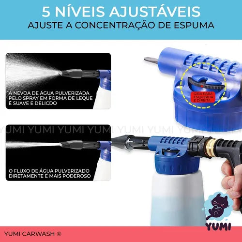 EspumaJet Pro – Pistola Turbo de Lavado sin Rayones